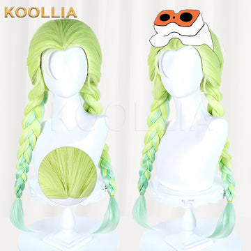 Panty & Stocking with Garterbelt GunSmith Long Green  Hair Basic Wig - KOOLLIA
