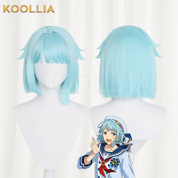 Ensemble Stars basic wig: light blue short hair