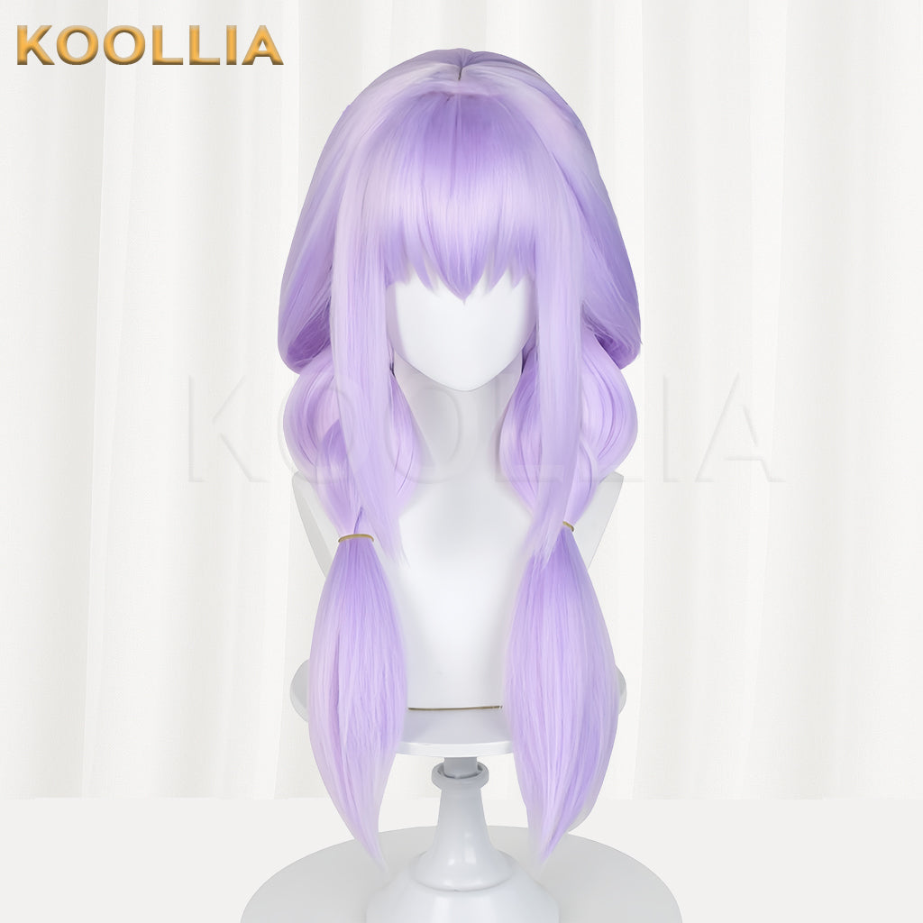 Blue Archive Hakari Atsuko Long Purple Hair Basic Wig