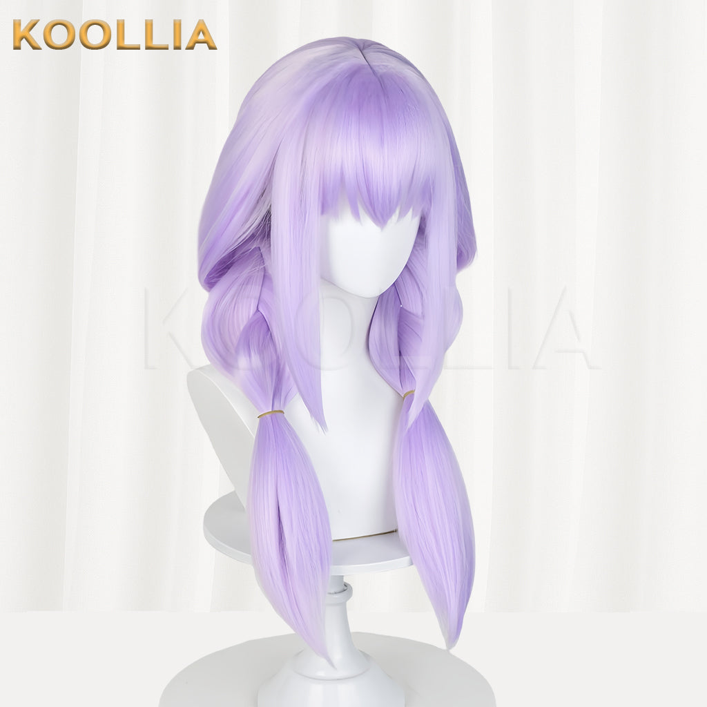 Blue Archive Hakari Atsuko Long Purple Hair Basic Wig