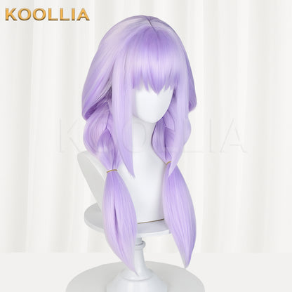 Blue Archive Hakari Atsuko Long Purple Hair Basic Wig