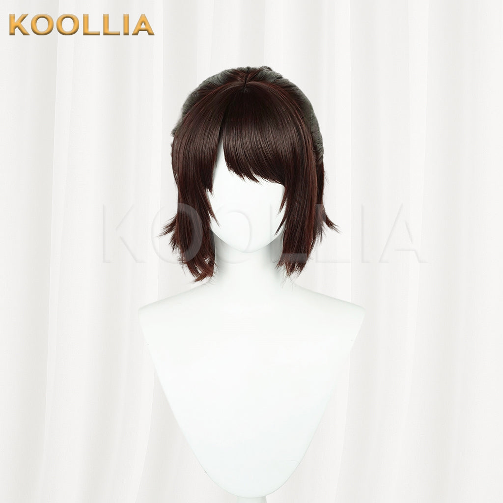 Attack on Titan Hange Zoe Short Brown Hair Basic Wig
