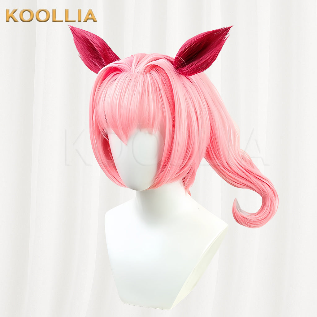 Umamusume: Pretty Derby Haru Urara Long Pink Hair Basic Wig