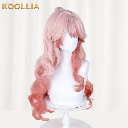 Arknights Haruka Shino Long Pink+Orange Hair Basic Wig