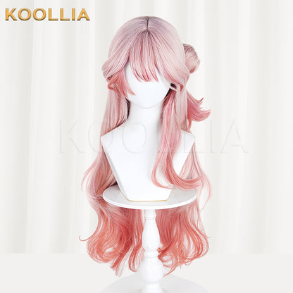 Arknights Haruka Shino Long Pink+Orange Hair Basic Wig