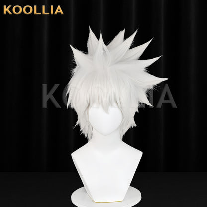 Naruto Hatake Kakashi Short Sliver White Hair Basic Wig