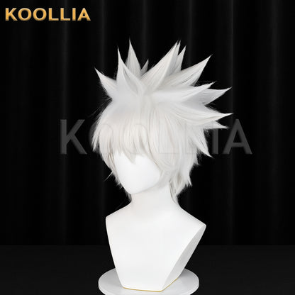 Naruto Hatake Kakashi Short Sliver White Hair Basic Wig