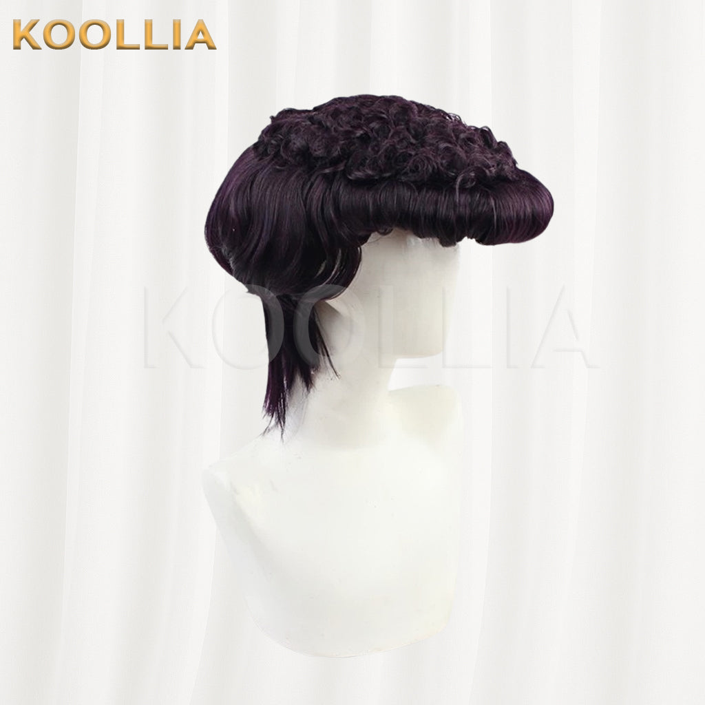 JoJo's Bizarre Adventure Higashikata Josuke Purple Short Hair Basic Wig