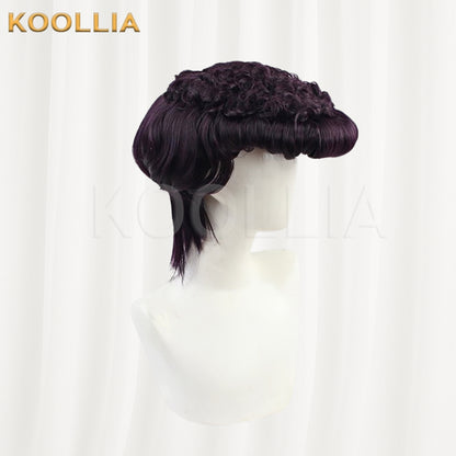 JoJo's Bizarre Adventure Higashikata Josuke Purple Short Hair Basic Wig