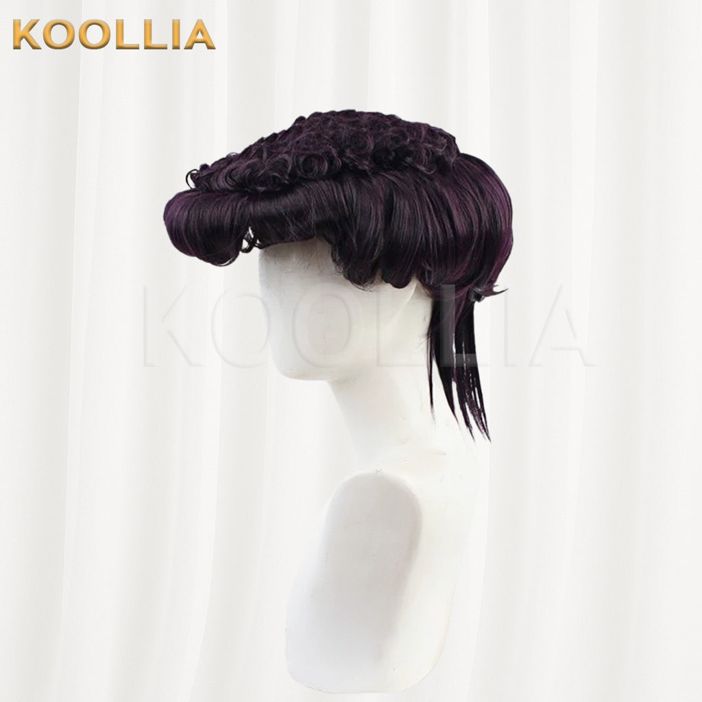 JoJo's Bizarre Adventure Higashikata Josuke Purple Short Hair Basic Wig