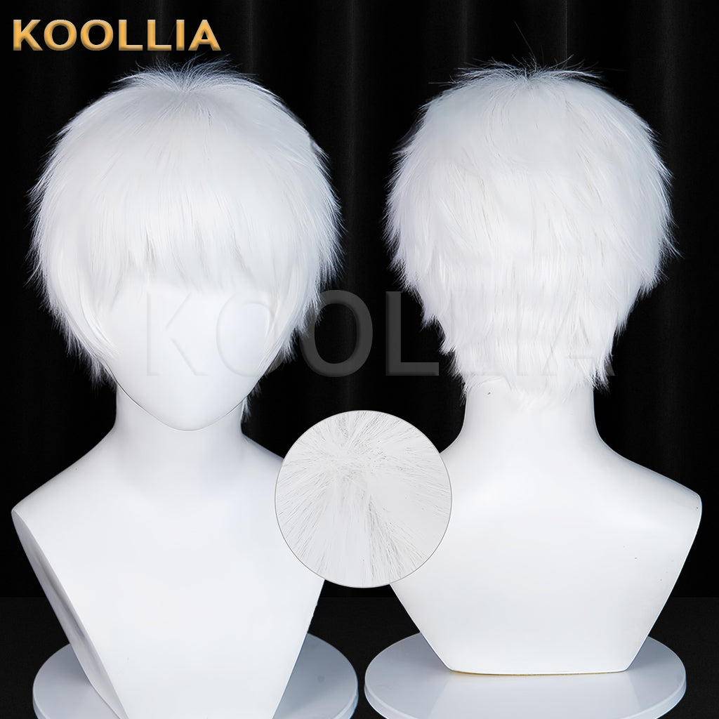 The Summer Hikaru Died Hikaru Short White Hair Basic Wig