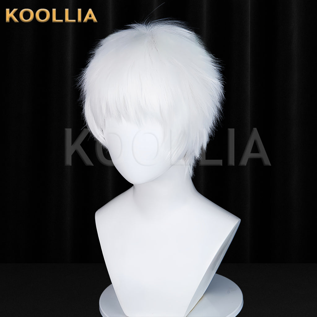 The Summer Hikaru Died Hikaru Short White Hair Basic Wig