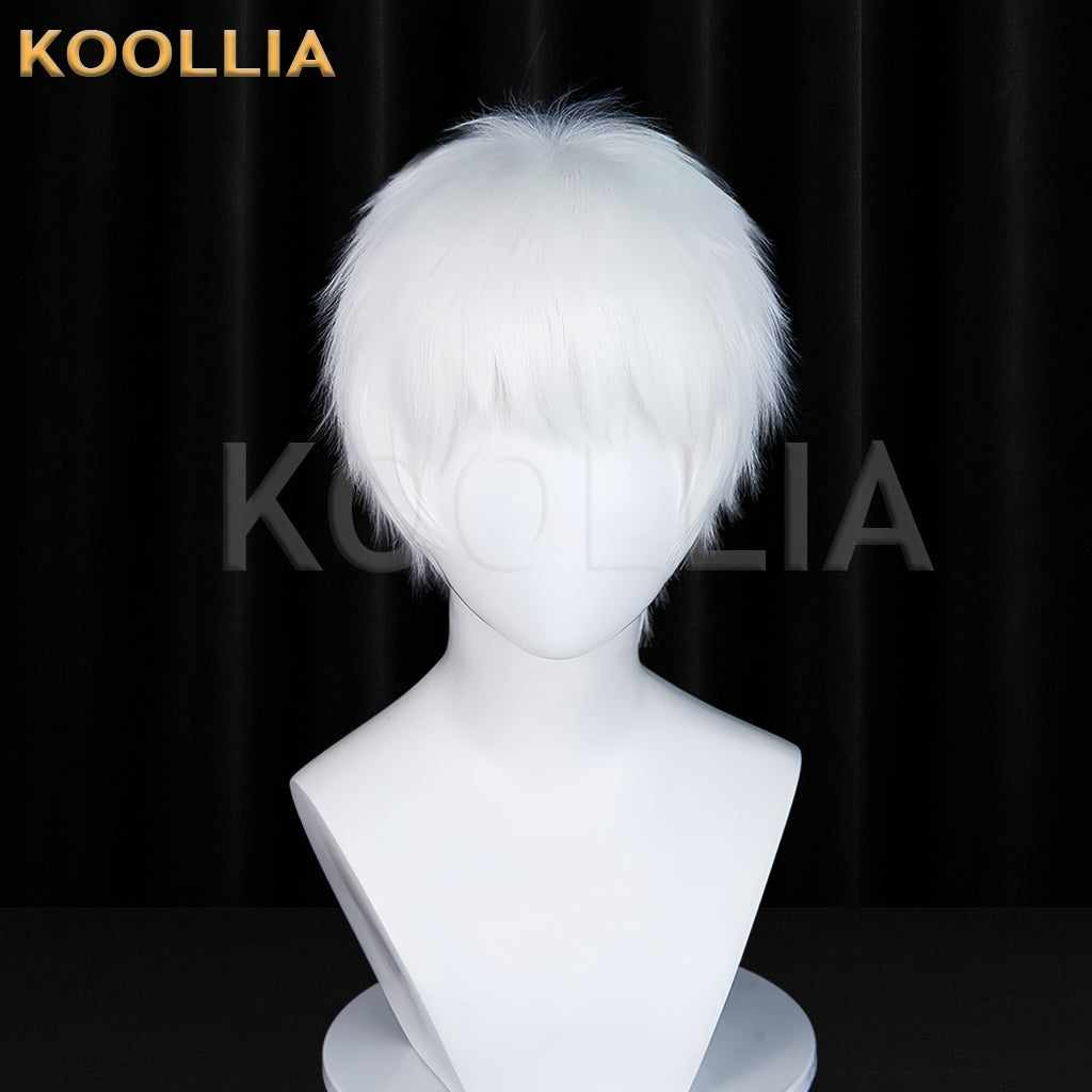 The Summer Hikaru Died Hikaru Short White Hair Basic Wig