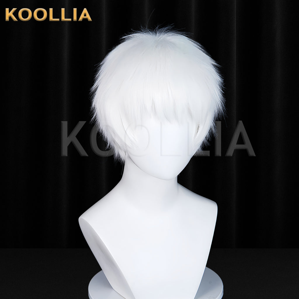 The Summer Hikaru Died Hikaru Short White Hair Basic Wig