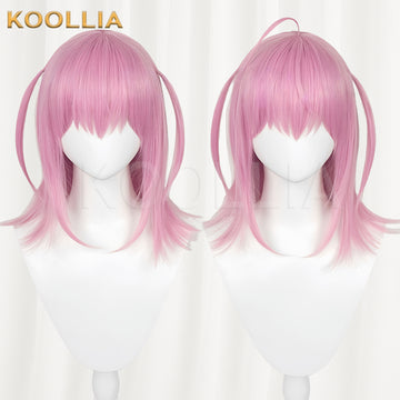 Shugo Chara Hinamori Amu Short Pink Hair Basic Wig - KOOLLIA