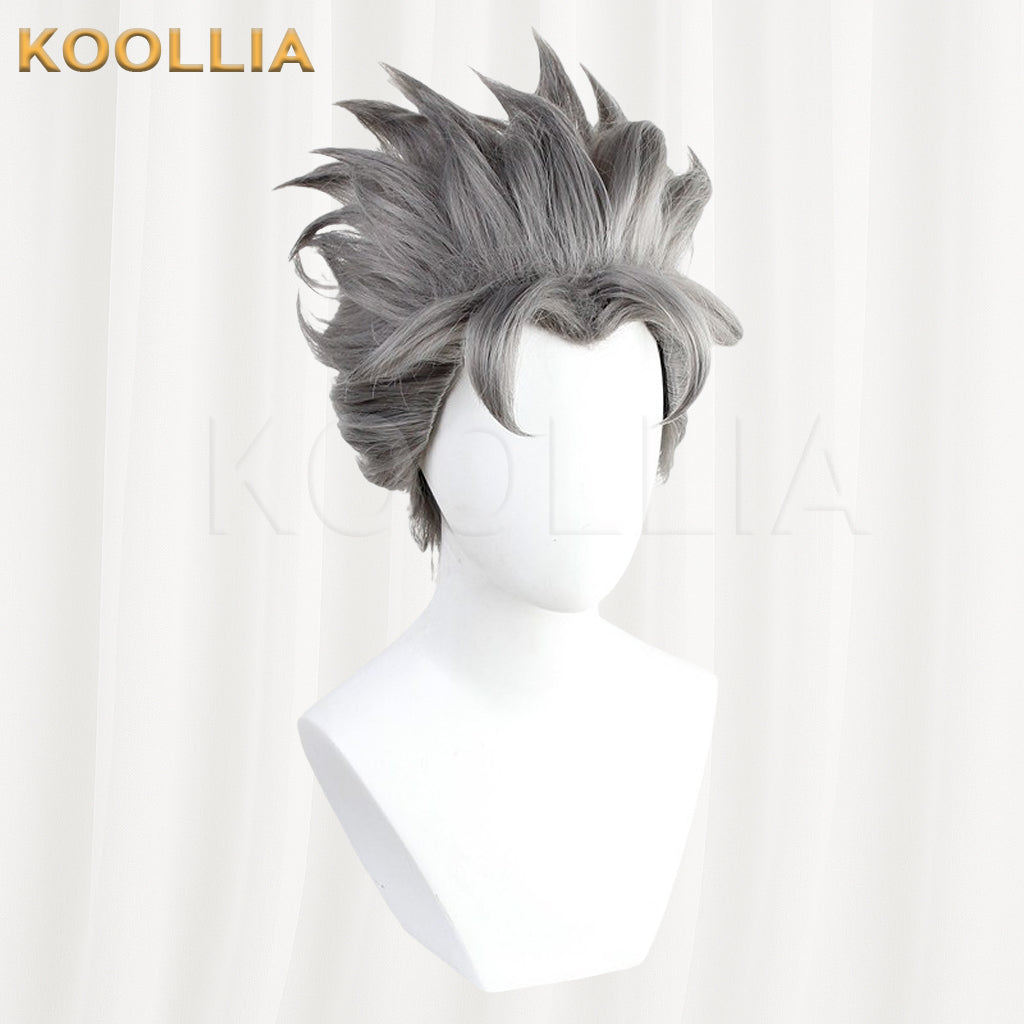 JoJo's Bizarre Adventure Hirose Koichi Short Gray Hair Basic Wig