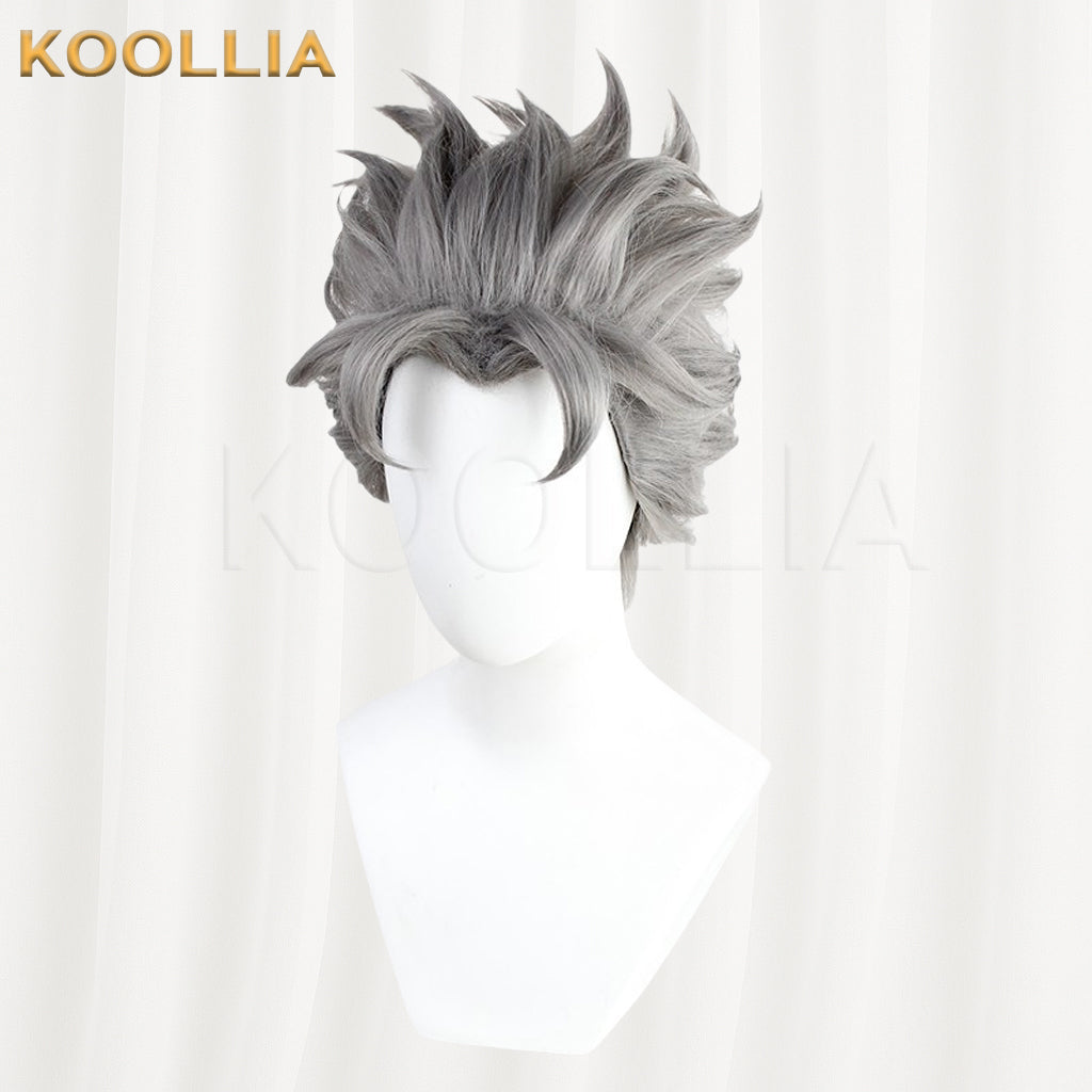 JoJo's Bizarre Adventure Hirose Koichi Short Gray Hair Basic Wig