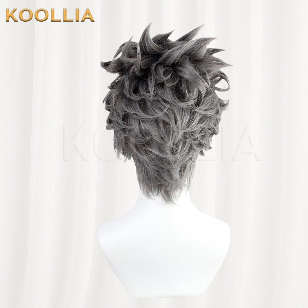 JoJo's Bizarre Adventure Hirose Koichi Short Gray Hair Basic Wig