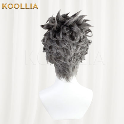 JoJo's Bizarre Adventure Hirose Koichi Short Gray Hair Basic Wig