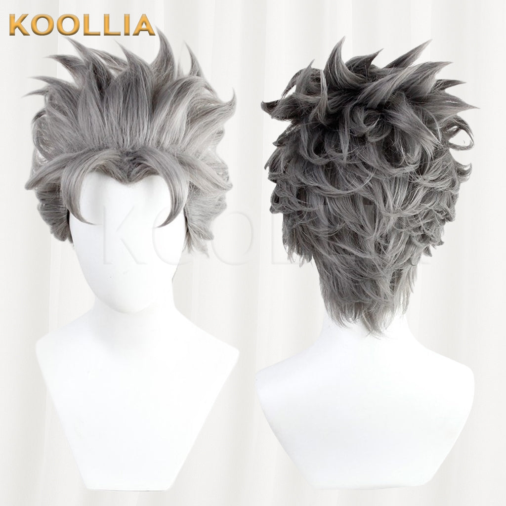 JoJo's Bizarre Adventure Hirose Koichi Short Gray Hair Basic Wig