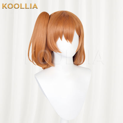 Love Live! School idol project Honoka Kousaka Long Brown Hair Basic Wig