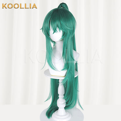 Arknights Hoshiguma Long Green Hair Basic Wig