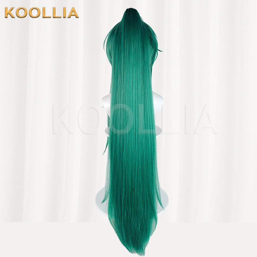 Arknights Hoshiguma Long Green Hair Basic Wig