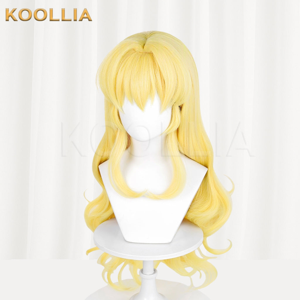 Aikatsu！Hoshimiya Ichigo Long Yellow Hair Basic Wig