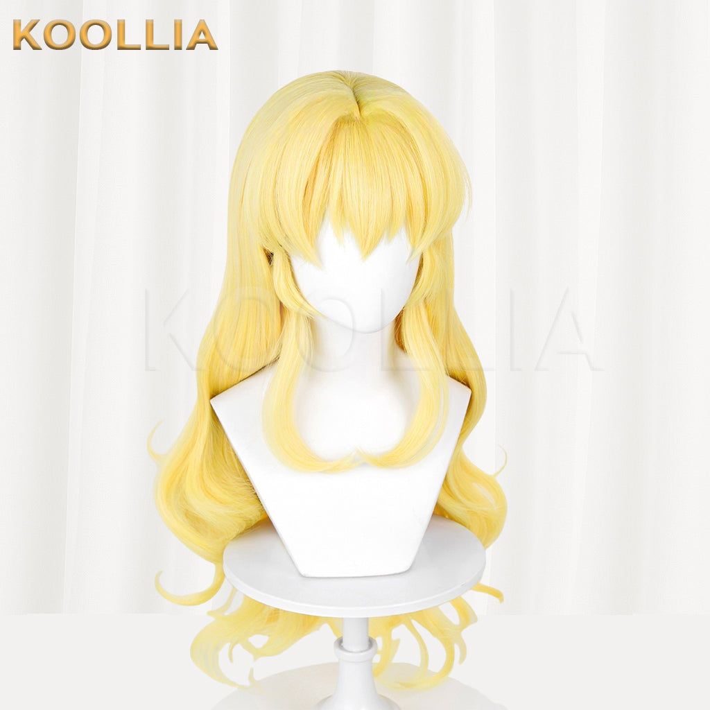 Aikatsu！Hoshimiya Ichigo Long Yellow Hair Basic Wig