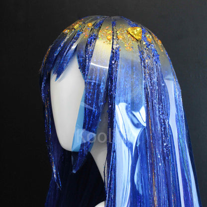 Land of the Lustrous Lapis lazuli Commission Wig