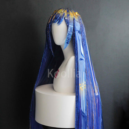 Land of the Lustrous Lapis lazuli Commission Wig
