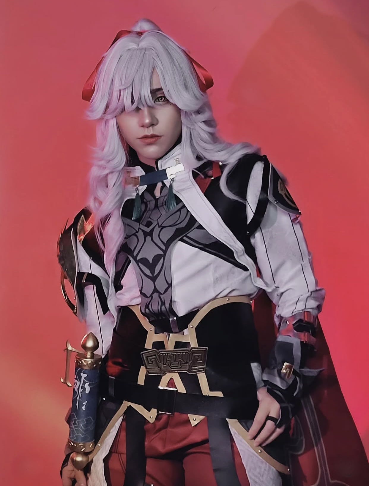 Honkai: Star Rail Jing Yuan Long White Hair Basic Wig