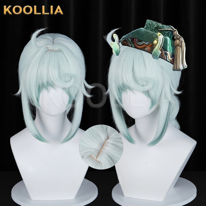 IdentityV Painter Edgar Valden Short Green Hair Basic Wig  KOOLLIA