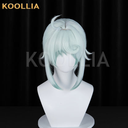 IdentityV Painter Edgar Valden Short Green Hair Basic Wig  KOOLLIA