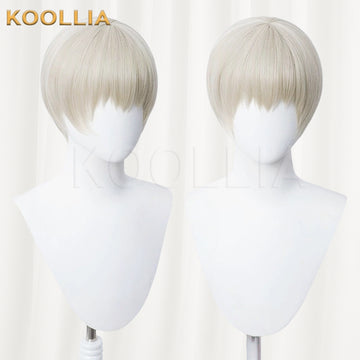 Jujutsu Kaisen Inumaki Toge Short white Hair Basic Wig - KOOLLIA