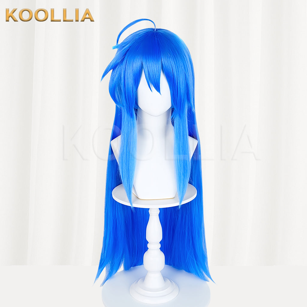 Lucky Star Izumi Konata Long Blue Hair Basic Wig