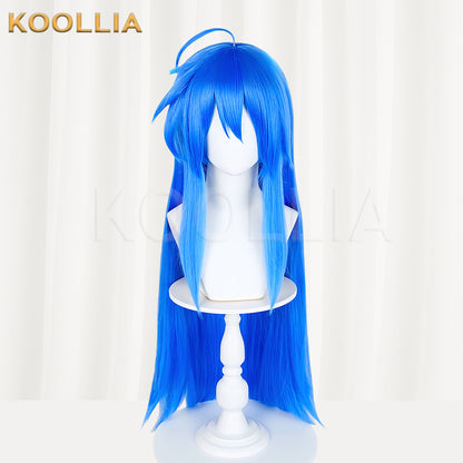 Lucky Star Izumi Konata Long Blue Hair Basic Wig