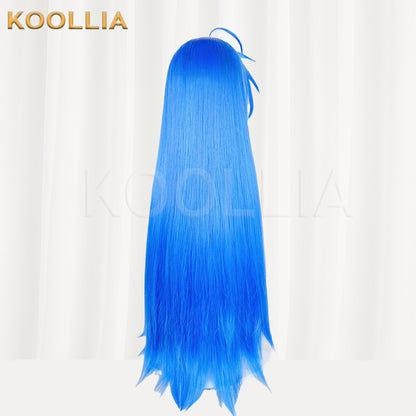 Lucky Star Izumi Konata Long Blue Hair Basic Wig