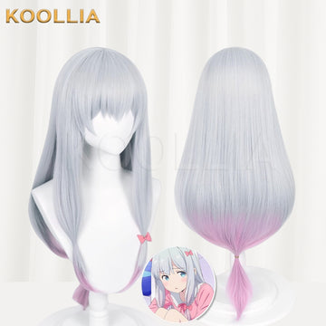Eromanga Sensei Izumi Sagiri long mix hair basic wig display