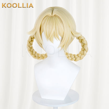 Genshin Impact Jahoda Short Blonde Hair Basic Wig