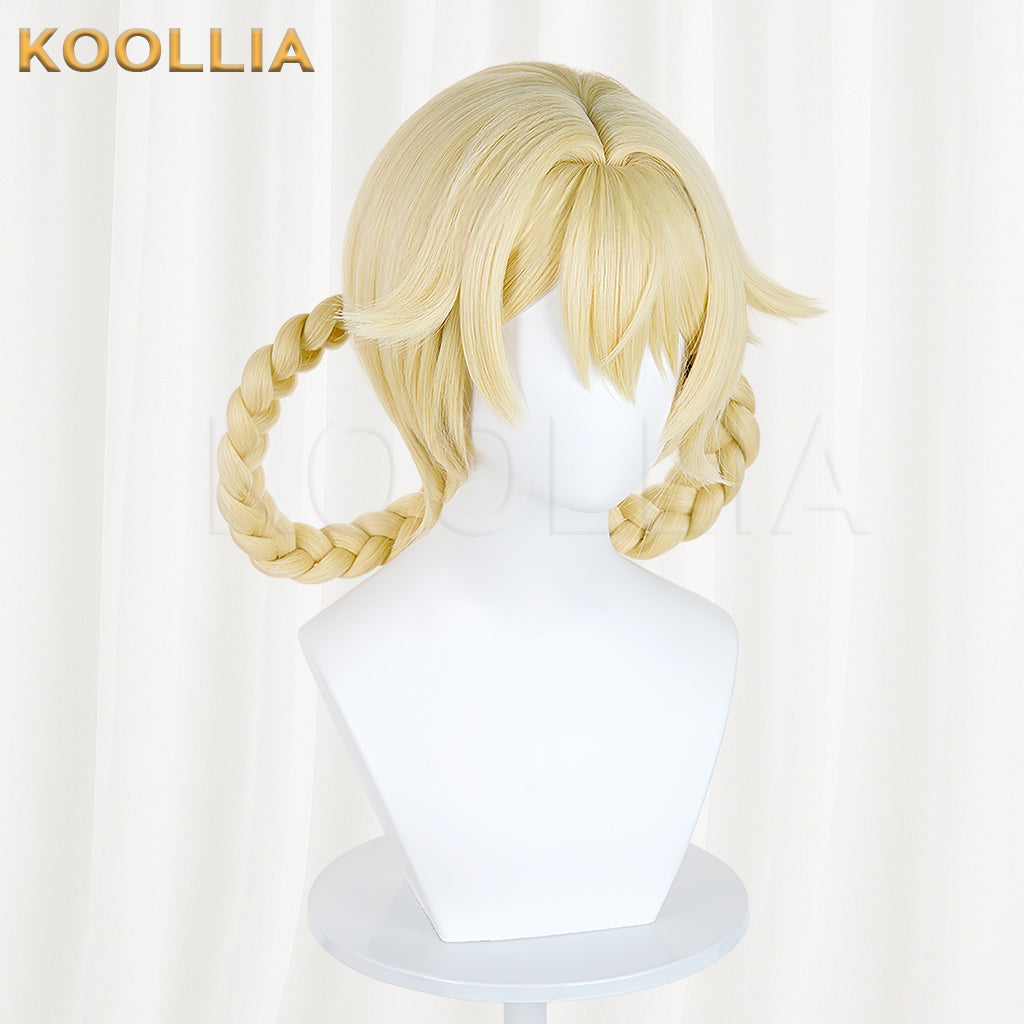 Genshin Impact Jahoda Short Blonde Hair Basic Wig