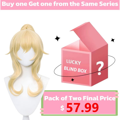Genshin Impact Jean Gunnhild Long Golden Hair Basic Wig