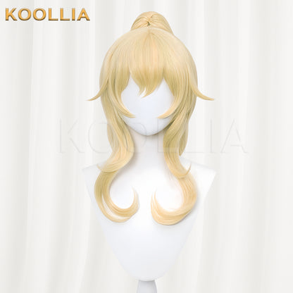 Genshin Impact Jean Gunnhild Long Yellow Hair Basic Wig