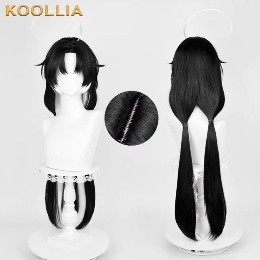 Wuthering Waves Jianxin Long Black Hair Basic Wig