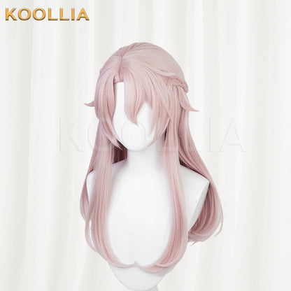 Honkai: Star Rail Jiao qiu Long Pink Hair Basic Wig