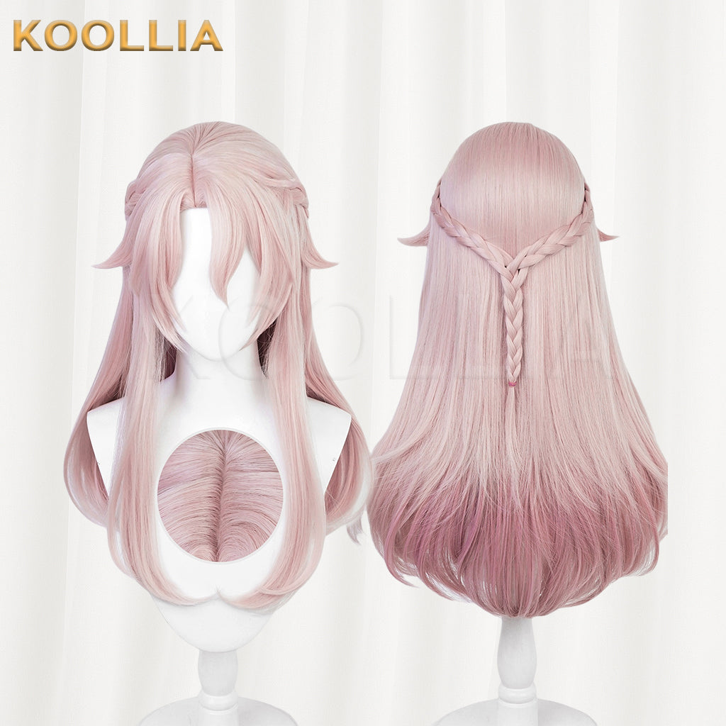 Honkai: Star Rail Jiao qiu Long Pink Hair Basic Wig