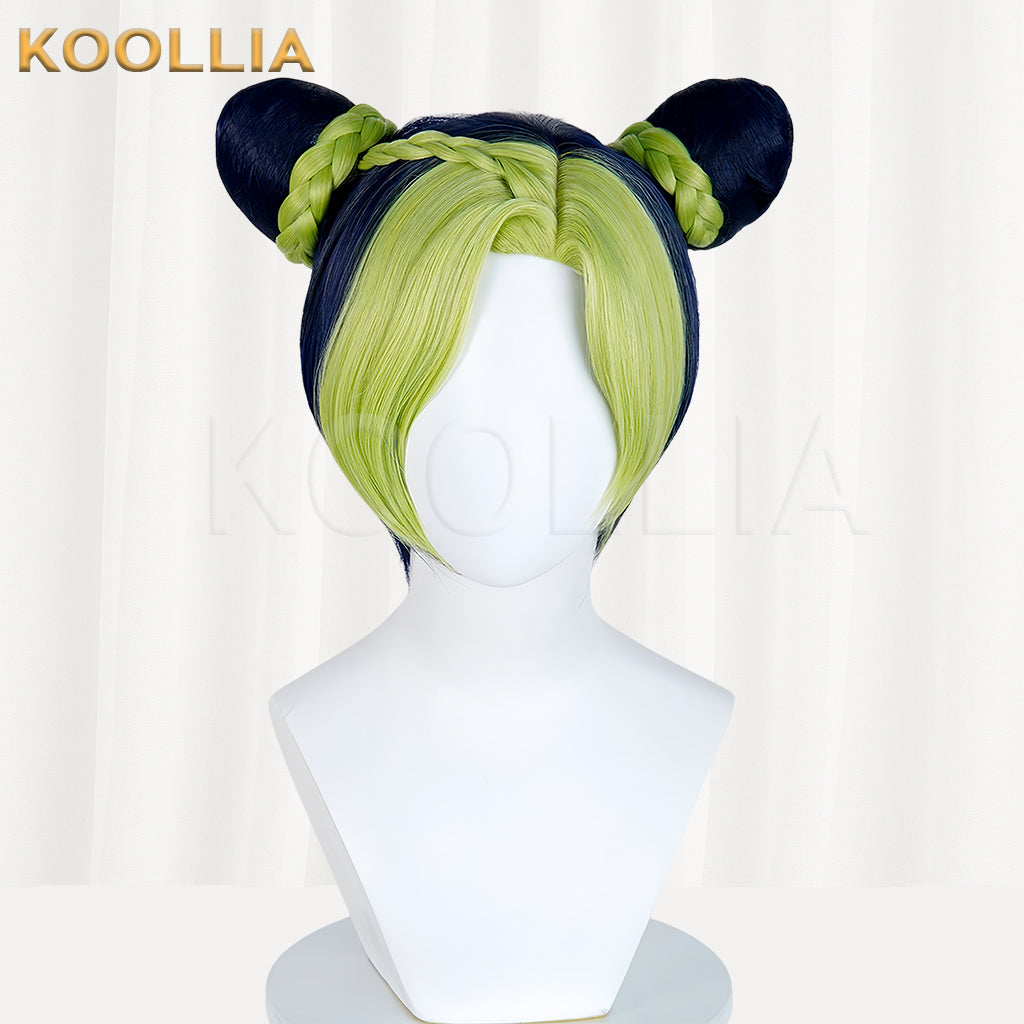 JoJo's Bizarre Adventure Jolyne Cujoh Long Mix Hair Basic Wig