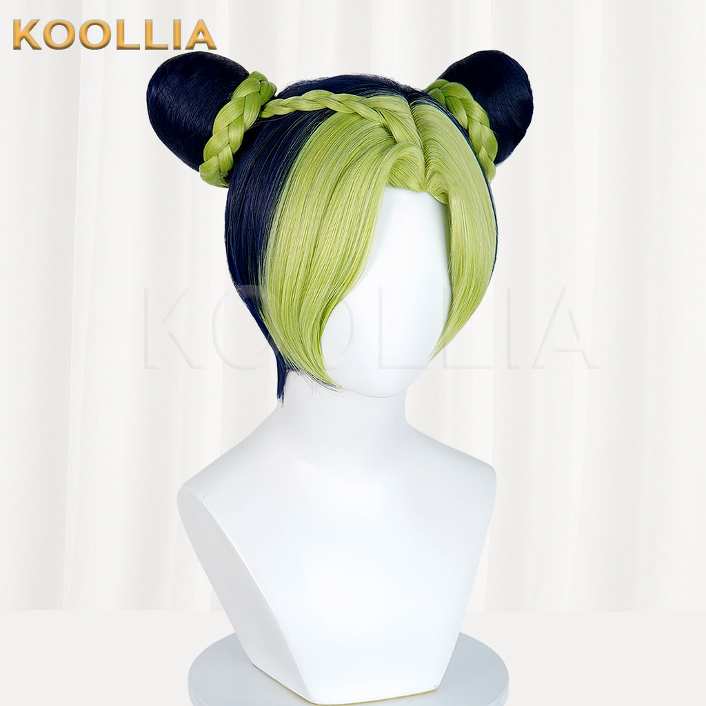 JoJo's Bizarre Adventure Jolyne Cujoh Long Mix Hair Basic Wig