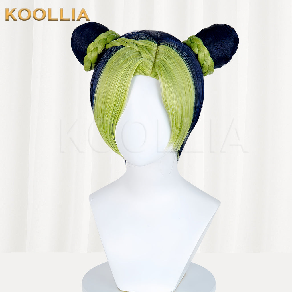 JoJo's Bizarre Adventure Jolyne Cujoh Long Mix Hair Basic Wig