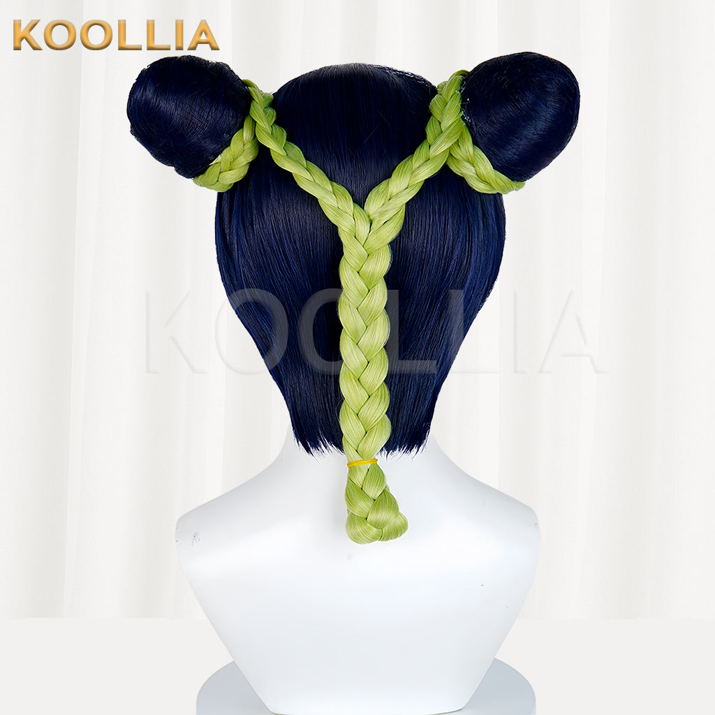 JoJo's Bizarre Adventure Jolyne Cujoh Long Mix Hair Basic Wig